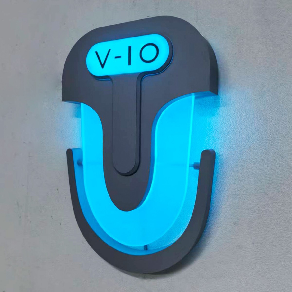 Hotel de acero inoxidable personalizado habitación privada club residencial KTV lámpara de puerta luminosa baño de pies tienda de baño de baño de baño lámpara de puerta