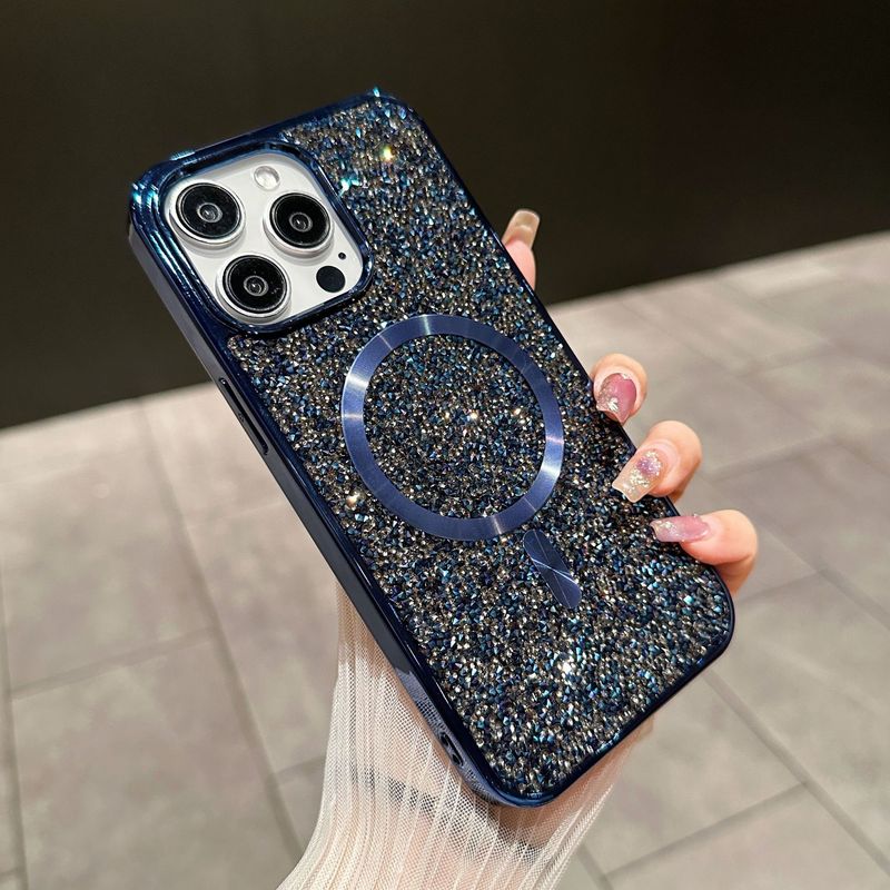 iPhone17PROMAX、Apple16、ラグジュアリーダイヤモンド15、ハイエンドファッション14対応、磁気吸着保護ケース|undefined