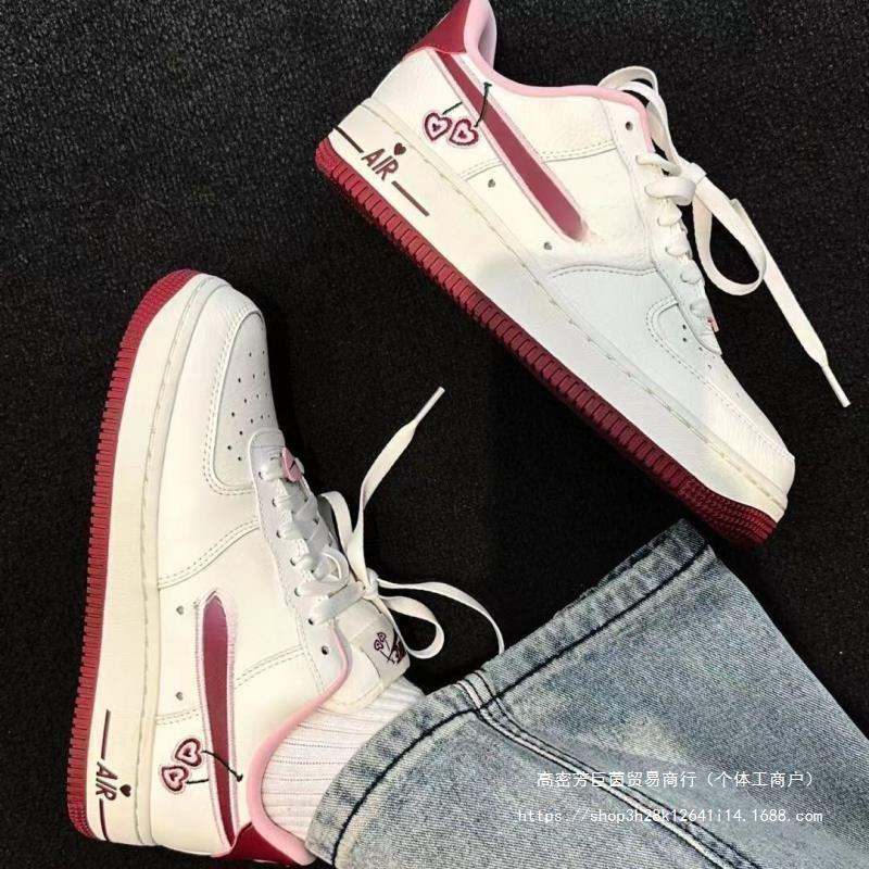 New Trendy Pure Original Af1 Air Force 1 Low-Top Casual Sneakers for Men and Women, Versatile Sports Couple Shoes