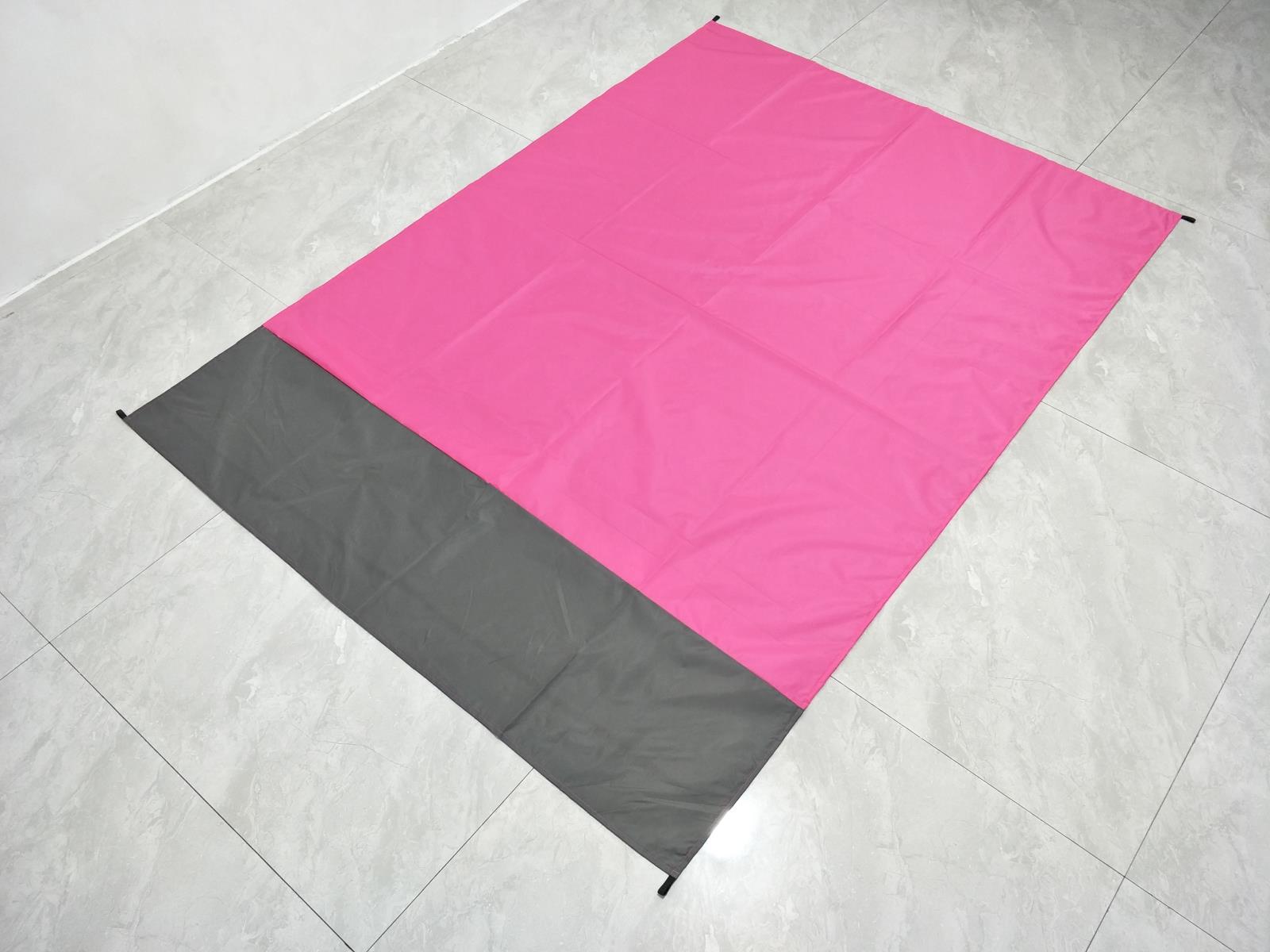 142*200cm 본체 로즈 레드 + 다크 그레이