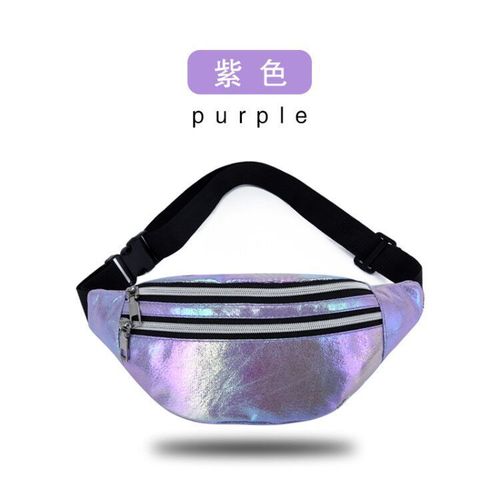 Clearance Lady Waist Bag, Rainbow Laser Fashion Waist Bag, Crossbody Phone Bag