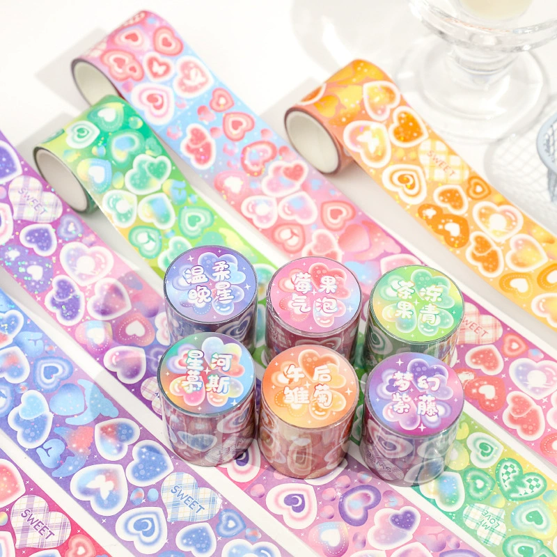 Покрашенная глазурью, который замерли лента льда нового ЛЮБИМЦА лазера льда счета руки значения высокого цвета материальная декоративная лента