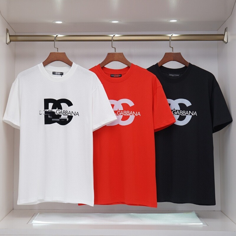 国境を越えた25ss夏の新型230グラムの双糸綿はアルファベットロゴで男女の同じファッションtシャツを刺繍している|undefined