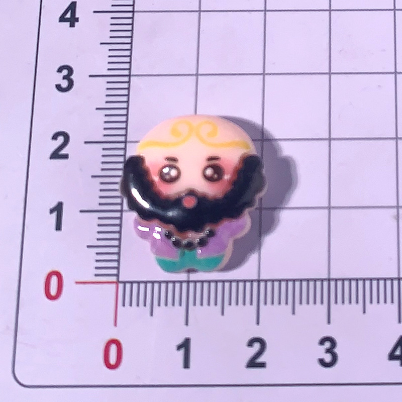 Nuevos dibujos animados viaje al oeste Gokong diy accesorios de resina crema pegamento para el cabello adornamiento para el cabello colgante botón de zapatos material hecho a mano