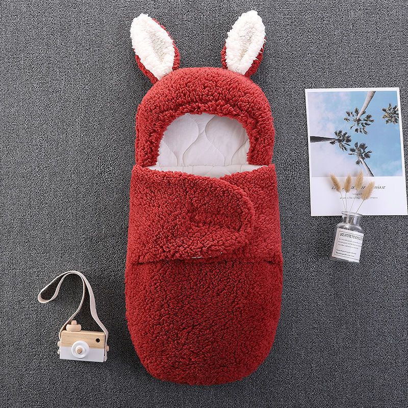 Bebé abraza bolsa de dormir otoño-invierno engrosado frío y cálido recién nacido paquete de salida - mes