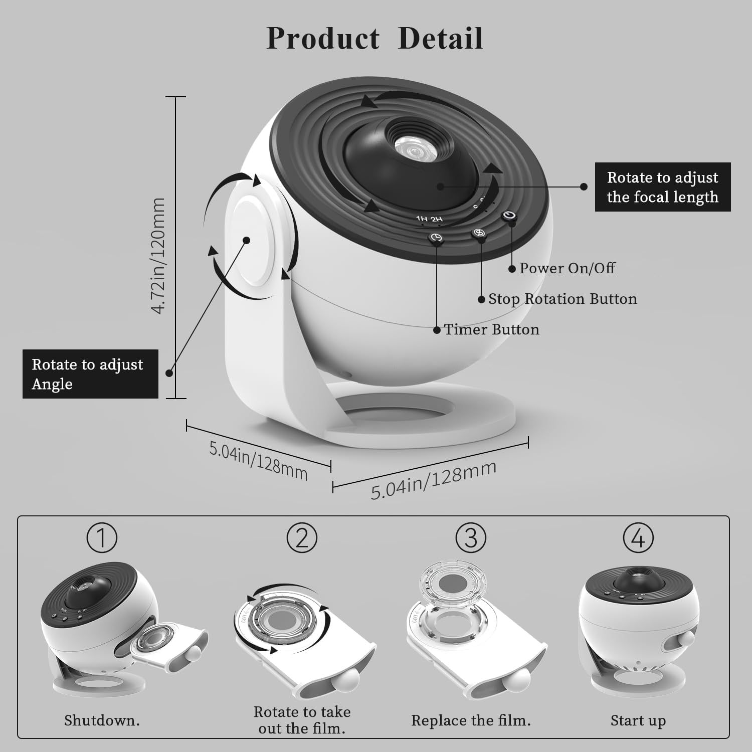 Lámpara de cielo estrellado 13 lámpara de proyección de película HD noche luz dormitorio lámpara de techo sueño lámpara de proyección de cielo estrellado