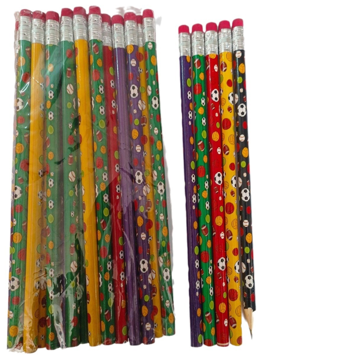 Fútbol Tema 6 color fútbol HB color lápiz impresión bola lindo Comercio exterior lápiz al por mayor