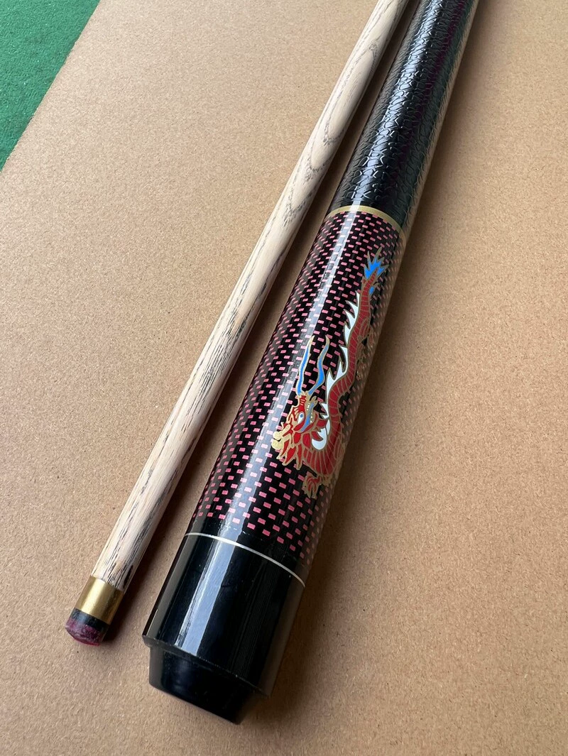 Угружение 600 г бильярдного клюшки маленькая головка 10 мм медная головка двойной сект 3/4 Черные восемь бильярдных клюшек Снукер аксессуары для оружия