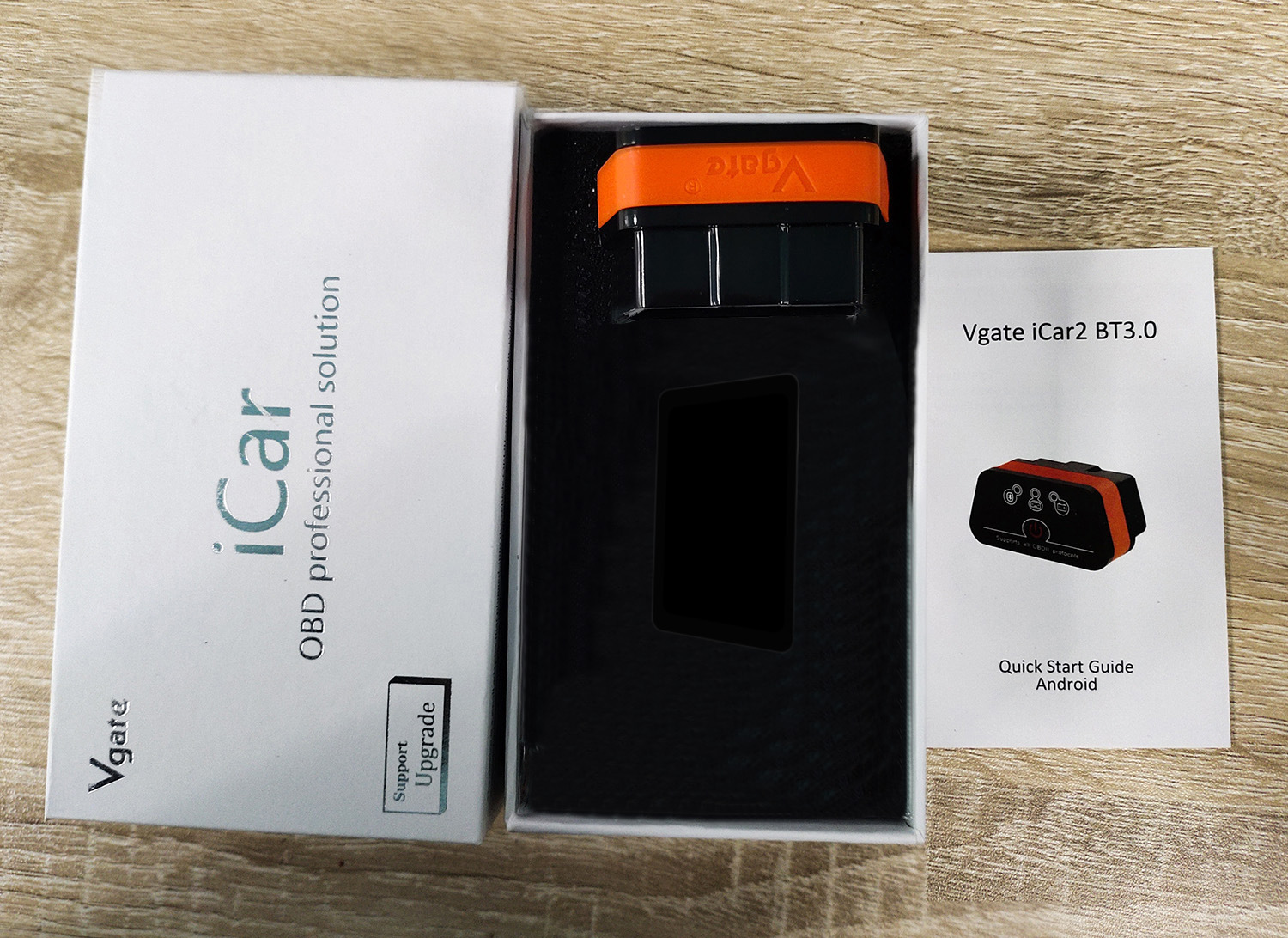 Icar2 Obd Bluetooth 3.0 Car Fault Code Reader and Eraser Detector Supports Android Firmware Upgrade