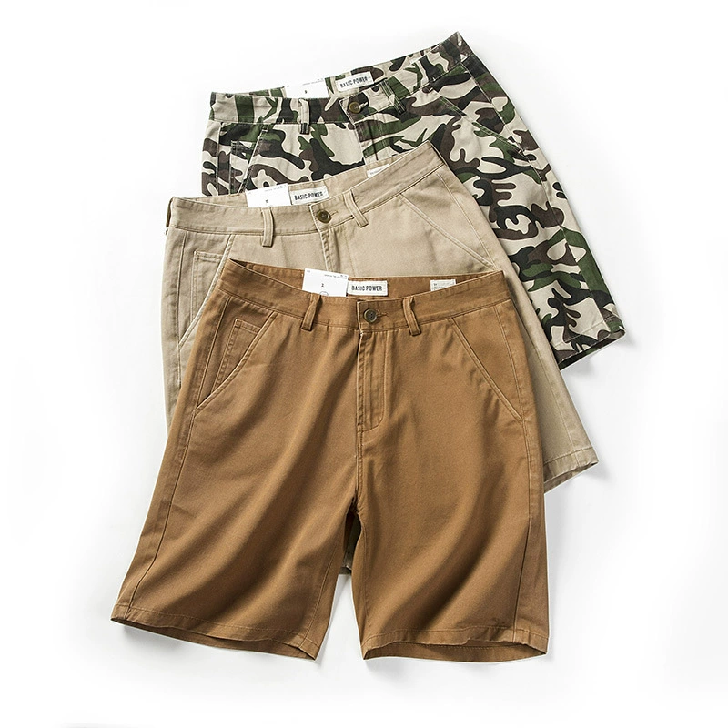 Красиво и стильно! Тяжелая промышленность ферментная шлифовка и стирка внешний заказ Мужская фабричная этикетка хвостовые Товары Пригородные 5 баллов повседневные шорты