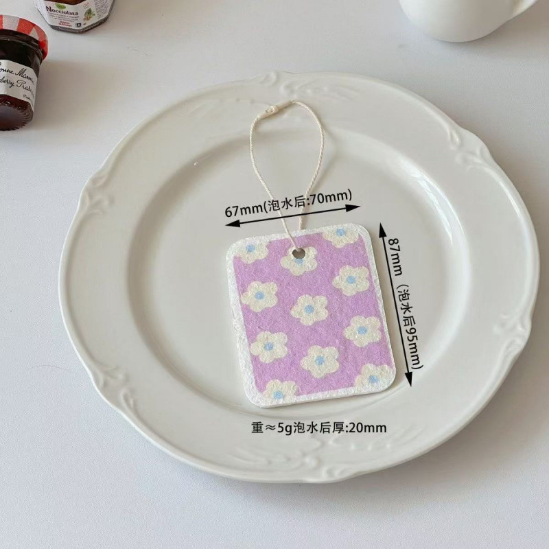 목재 펄프 면사각 작은 꽃