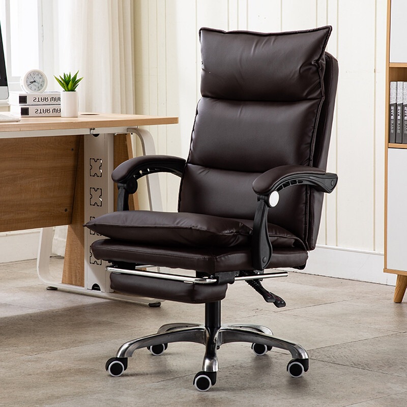 Luxurious reclining leather executive chair with seven-point massage, gaming chair for streamers, modern stylish office chair, adjustable height computer chair Luxurious reclining leather executive chair with seven-point massage, gaming chair for streamers, modern stylish office chair, adjustable height computer chair