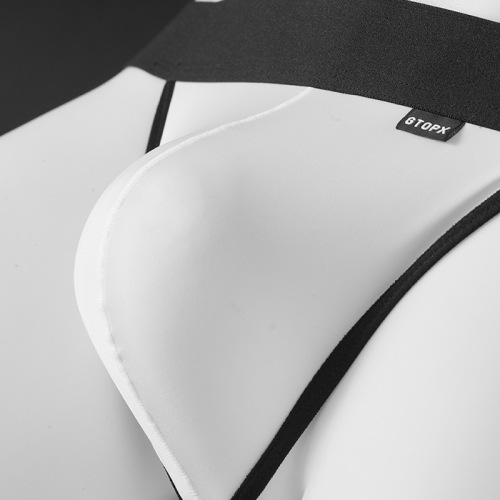 GTOPX MAN new men's personalized double thong ice silk thong underwear aliexpress amazon sexy underwear