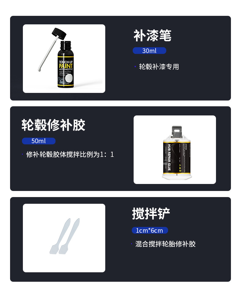 Car Wheel Hub Touch-Up Paint Pen, Special Repair Paint Pen for Wheel Hubs, Scratch Repair Tool for Quick Scratch Repair