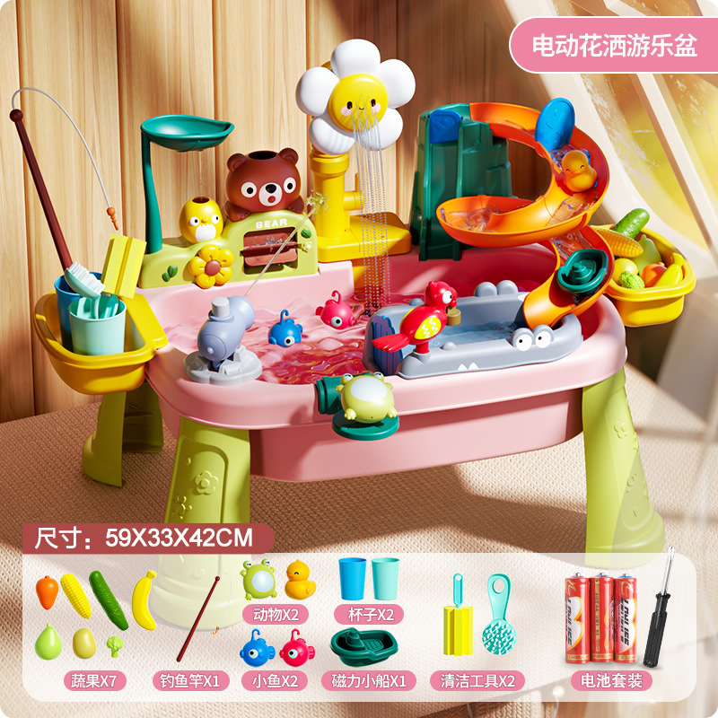 2025 新しい子供用食器洗い機のおもちゃの蛇口赤ちゃん水遊びキッチンままごと女の子子供の日のギフト|undefined
