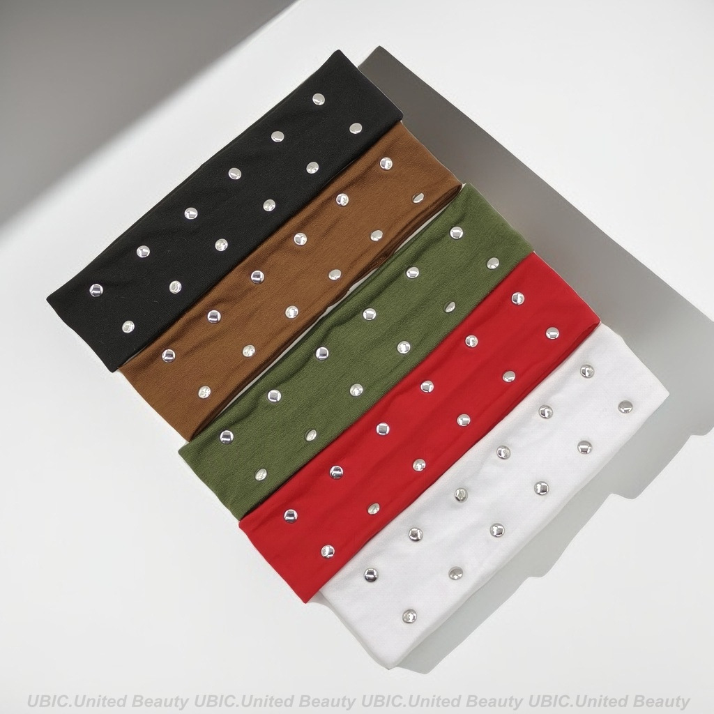 HW250802-44x6cm朋克风双排12撞钉头带-202