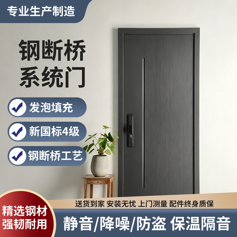 New National Standard Class 4 Foam-Filled Anti-Theft Door, Soundproof and Anti-Pry Entry Door, Class A Security Door for Homes and Villas New National Standard Class 4 Foam-Filled Anti-Theft Door, Soundproof and Anti-Pry Entry Door, Class A Security Door for Homes and Villas
