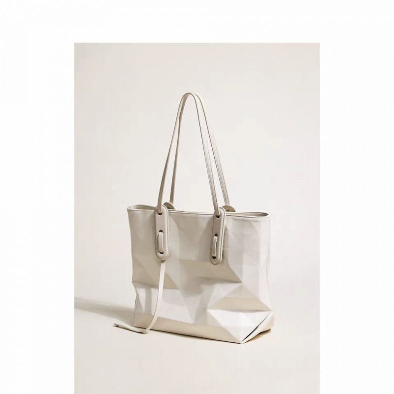 ZAR 小众设计2021高质版几何托特包大容量包包女夏季小众单肩包