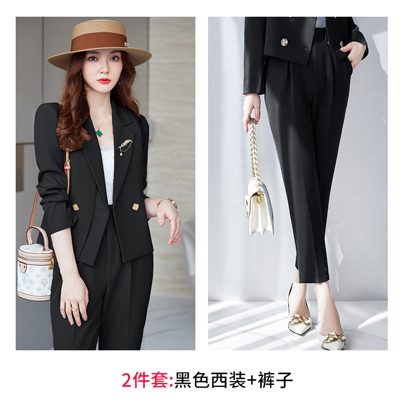 Black jacket + pants YR-B026