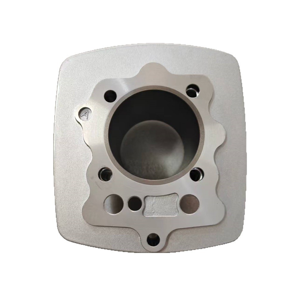 65.5mm motorcycle accessories tricycle cylinder kit CG200 air-cooled cylinder kit piston ring assembly silver milky white
