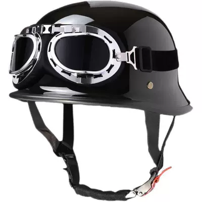 helmet, Motosiklet kaskı (dəbilqə) - glossy-black-with-silver-mirror-m55-56