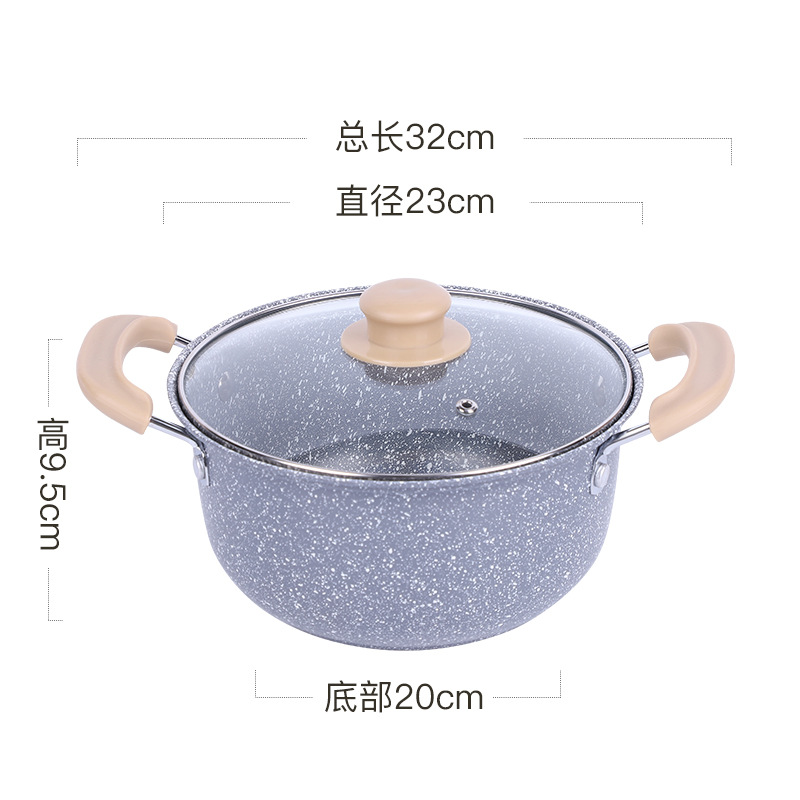 Nuevo conjunto de cinco piezas de paneles de arroz casero paneles de piedra antiadherentes regalo de reunión anual al por mayor caja de regalo de paneles de arroz