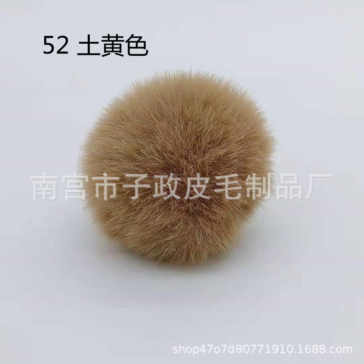 Bola de piel de conejo de imitación 6cm7cm8cm9cm10cm Bola de piel al por mayor hecha a mano DIY joyería ropa zapatos accesorios adornos