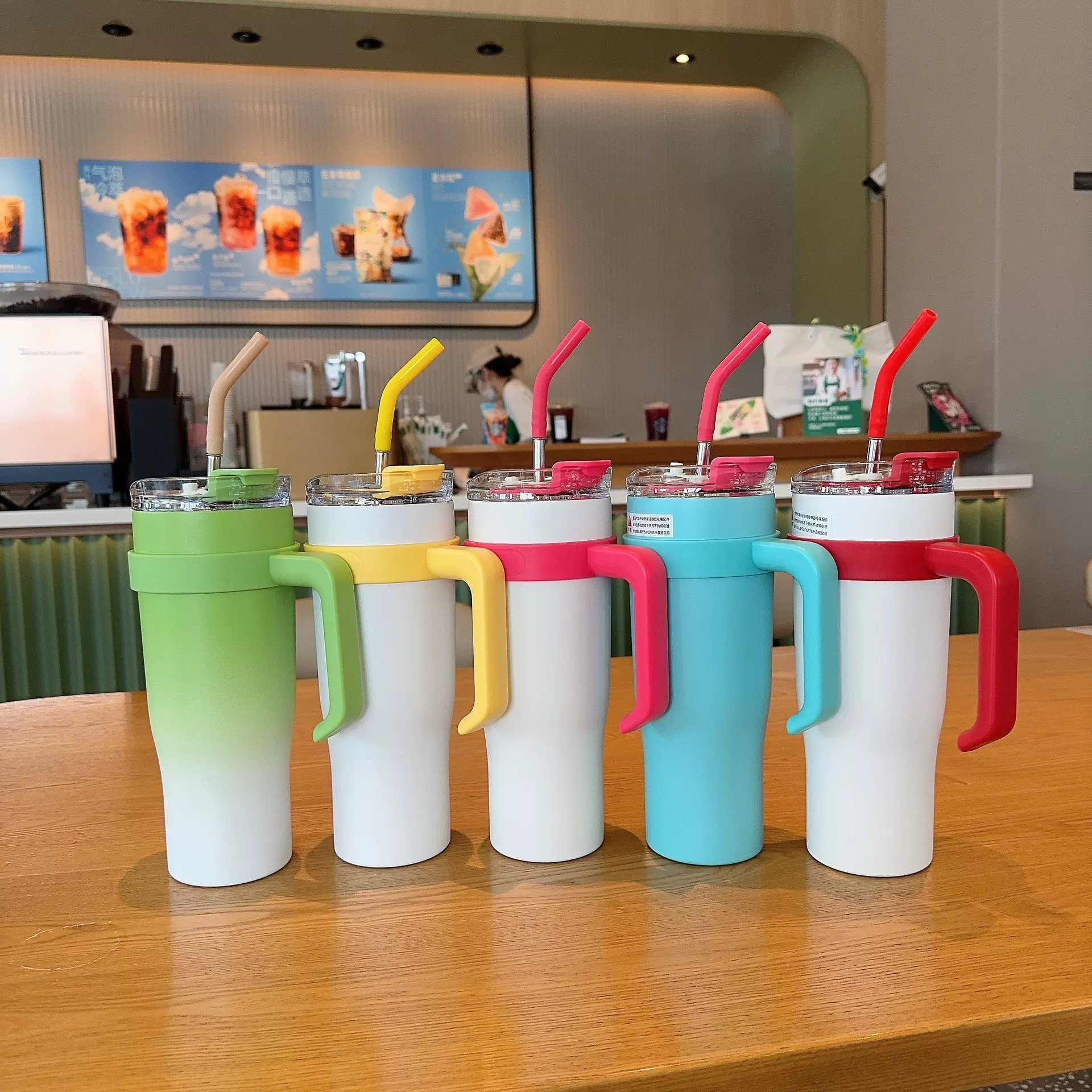 爆款汽车杯同款山姆水杯不锈钢保温杯大容量新款costa杯子带盖