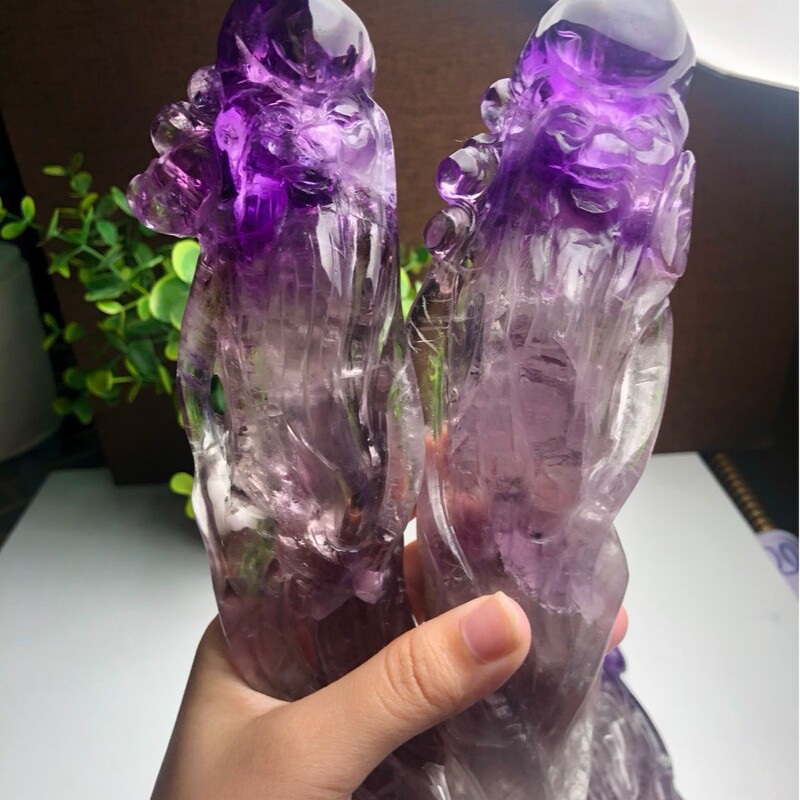 Amethyst, Fortune, Longevity, Cornucopia, Crystal Office Carving, Diffuser, Gift Ornaments, Home Decoration Gifts, Portable Amethyst, Fortune, Longevity, Cornucopia, Crystal Office Carving, Diffuser, Gift Ornaments, Home Decoration Gifts, Portable