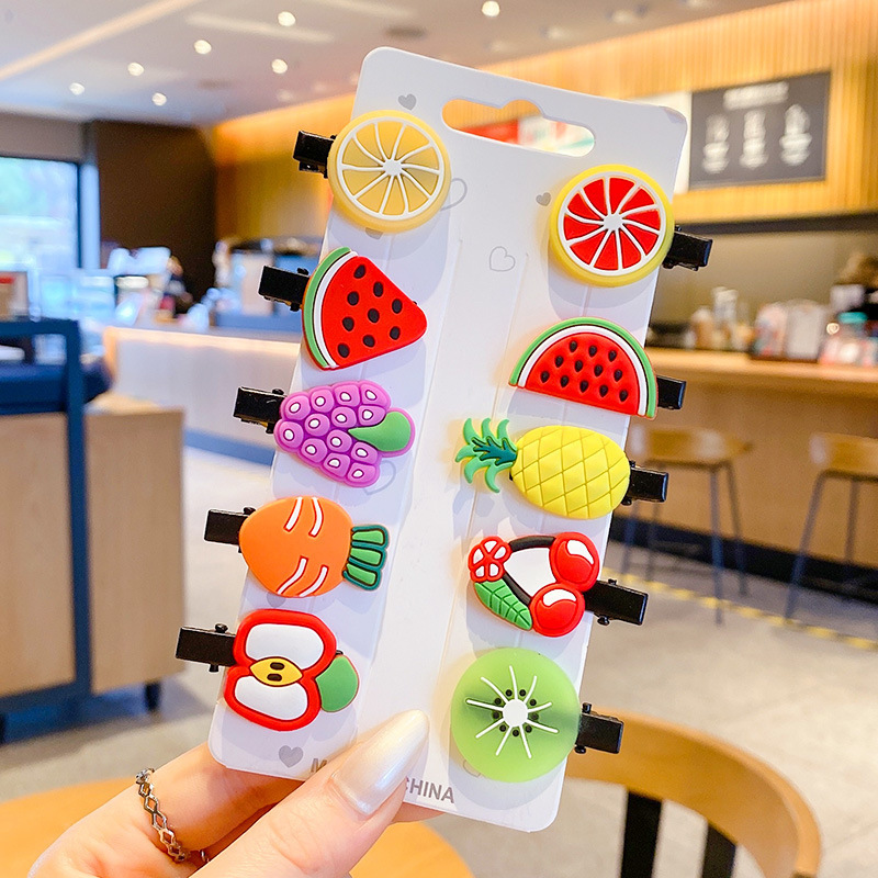 Clip de verano Corea del Sur lindo traje roto horquilla Accesorios para el cabello para niños