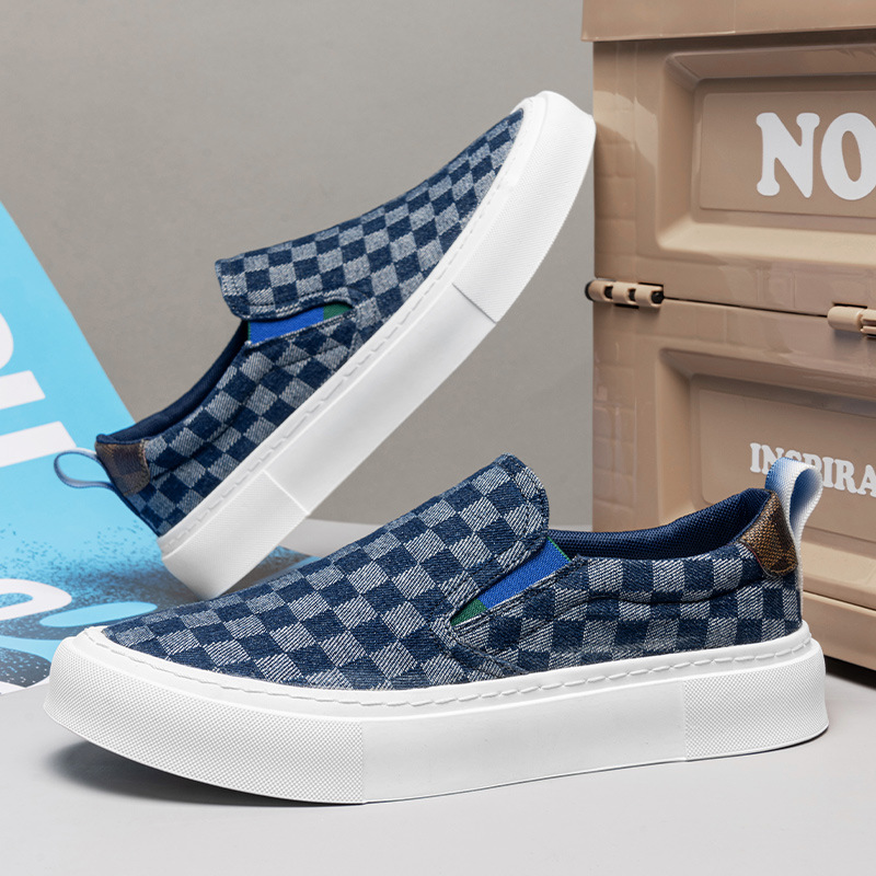 2026 Harley-Sas New Model 6012 British Style Breathable Slip-On Low-Top Men's Casual Canvas Shoes