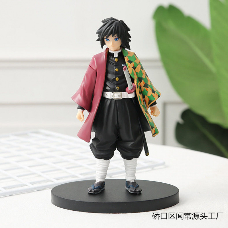 Ghost Blade hecho a mano animación circundante Charcoal Lang Mi Douzi Mi esposa Shanyi conjunto completo de modelos de decoración regalo al por mayor