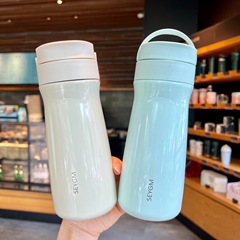 New Arrival Stainless Steel Double-Layer Coffee Mug, Creative Mugs for Office Use, Portable Car-Ready Thermos Cups—Wholesale