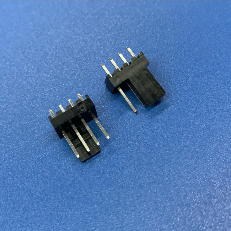 2510座子 MX2.54间距WF 2.54针座 3P+1P 4P WAFER180度直4针镀锡