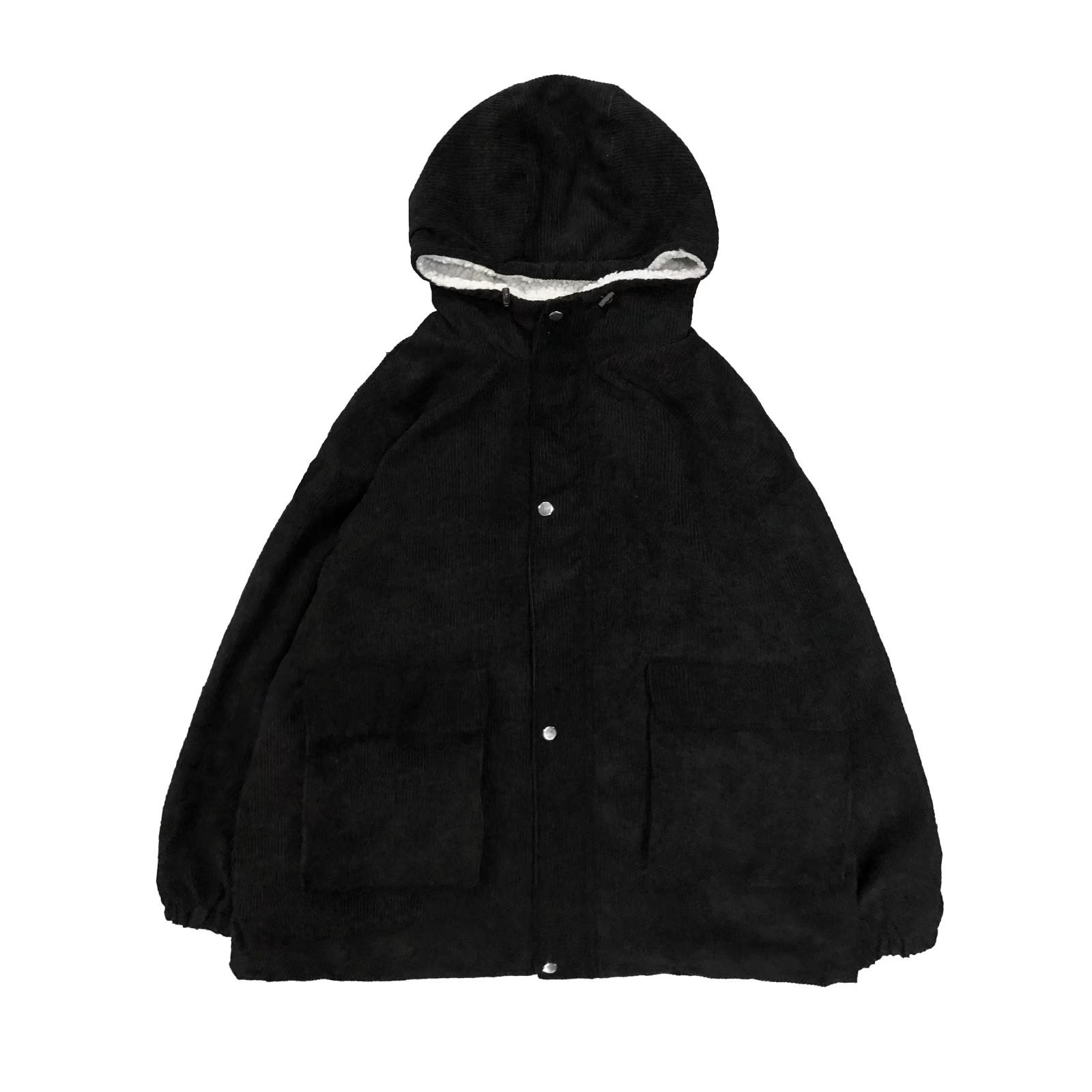 Chaqueta de pana para hombre chaqueta acolchada de algodón de lana de cordero de invierno gruesa de moda coreana chaqueta acolchada para jóvenes de todo fósforo