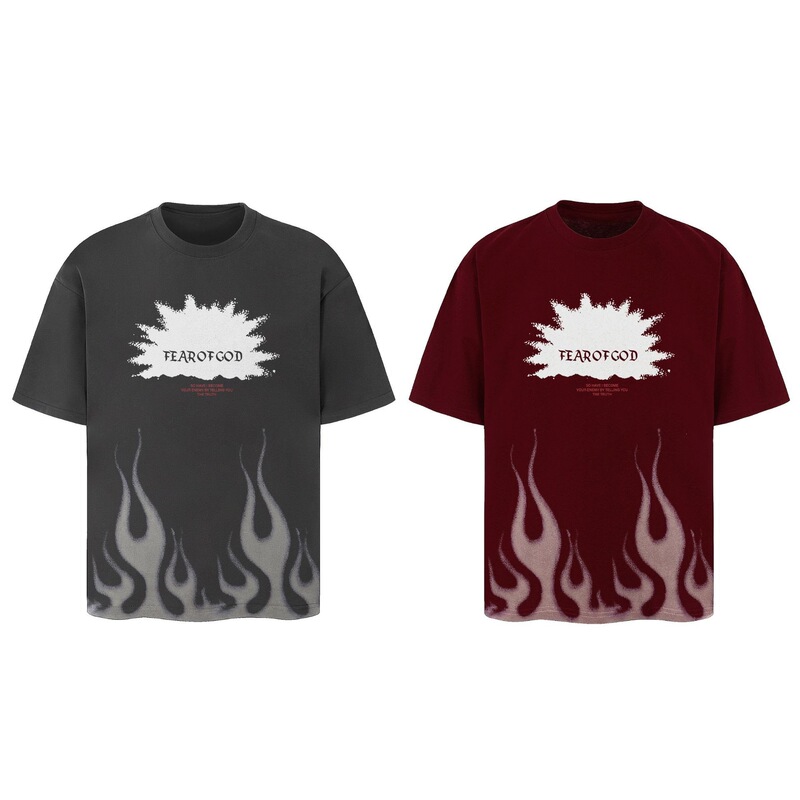 2025 Spring/Summer New Fog Vintage Series Round Neck Pullover Short Sleeve Unisex Style Wholesale Dropshipping 2025 Spring/Summer New Fog Vintage Series Round Neck Pullover Short Sleeve Unisex Style Wholesale Dropshipping