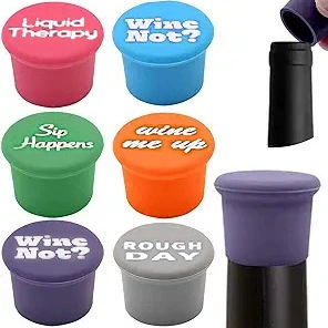 Прямые продажи с фабрики, пищевая силиконовая пробка для бутылки красного вина, экологически чистая, нетоксичная, герметичная, для хранения свежести, многоразовая