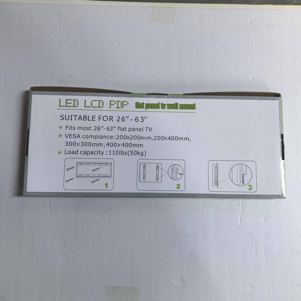 Los fabricantes venden al por mayor un soporte de TV universal de 26-63 pulgadas para TV de pared para TV