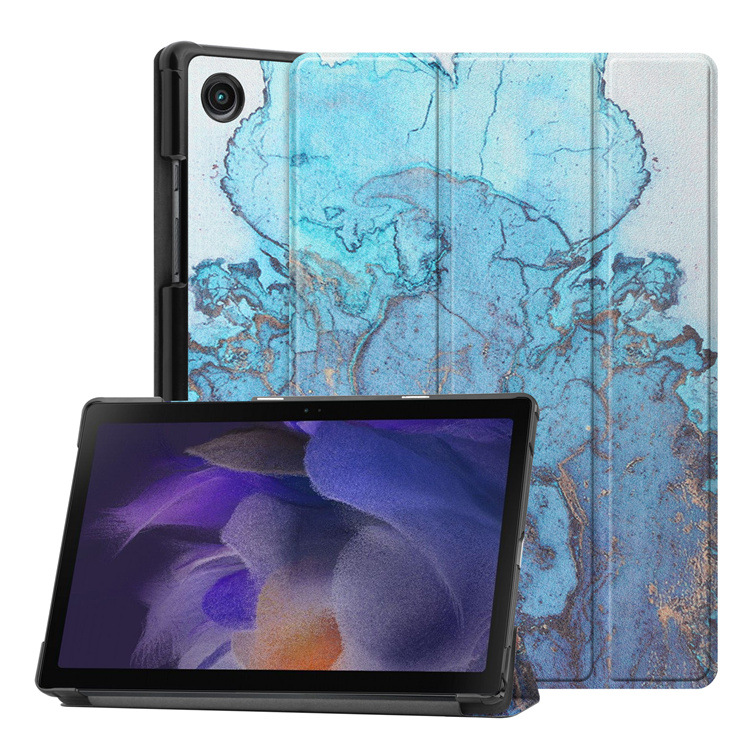 适用于三星Galaxy Tab A8 2021平板保护套SM-X200/X205三折皮套