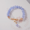 Crystal, beaded bracelet for elementary school students, jewelry, accessories, Korean style, Birthday gift