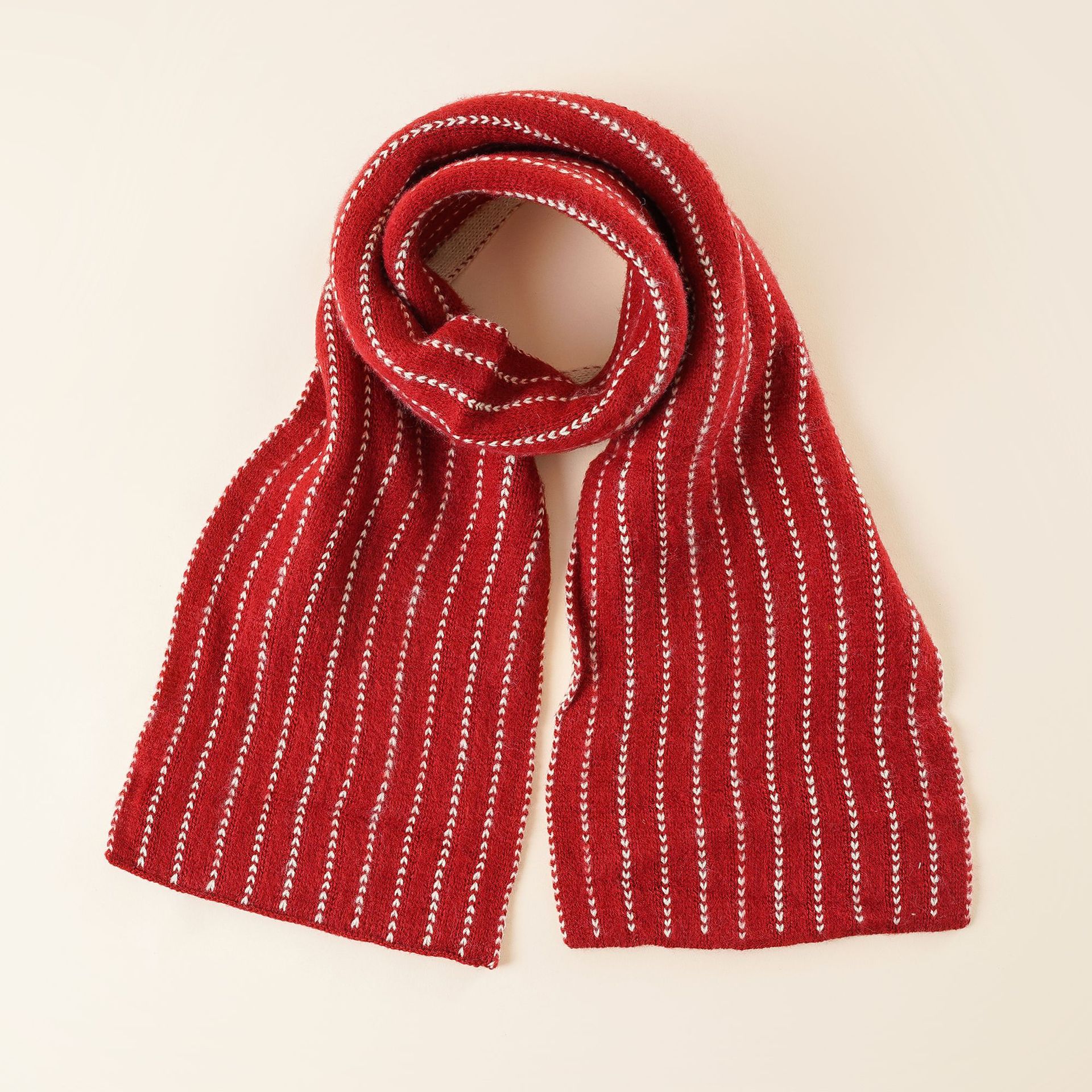Estilo coreano otoño e invierno a rayas bufanda de los niños moda color a juego diamante hombres y mujeres moda bebé bufanda invierno