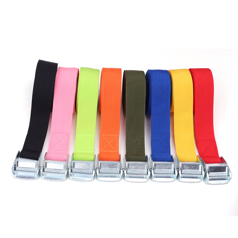 厂家供应带扣魔术贴绑带 辛合金铁扣绑带  货物卡板带 简单耐用