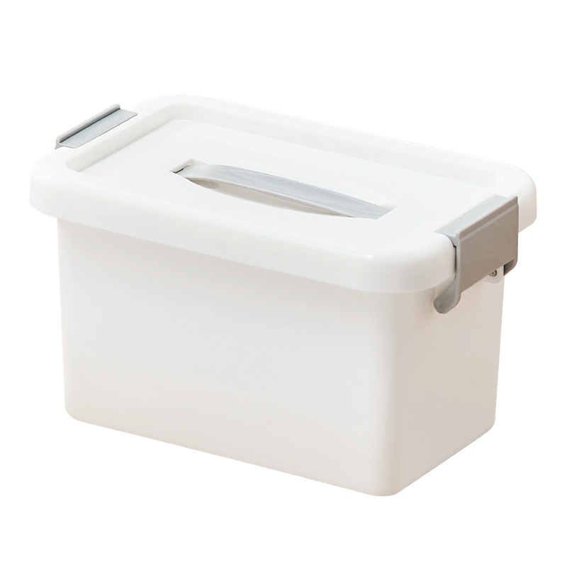 手提密封箱子防潮防水食物整理盒厨房储物箱透明塑料食品级收纳箱
