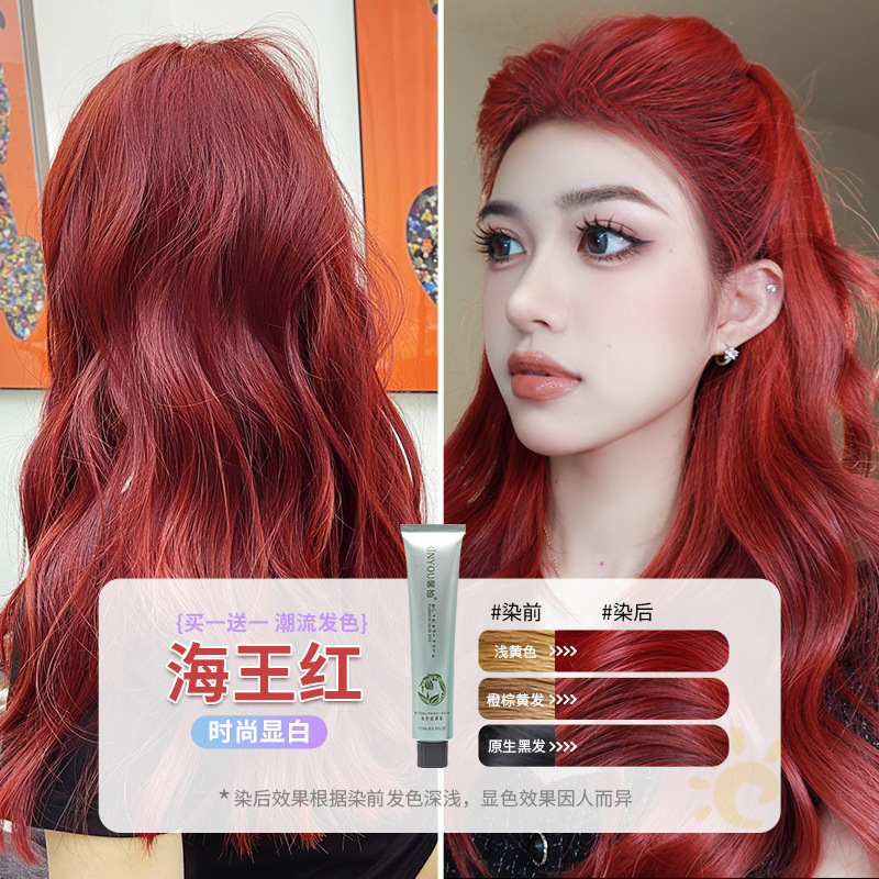 레드(머리 염색 도구 포함)