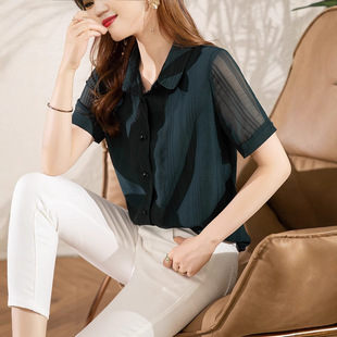 2025 New Summer Style Fashionable Shirts for Women, Age-Reducing Temperament Shirts and Tops