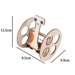 Tech Handmade Small DIY Balance Bike Robot Children's Fun Small Invention STEM Educational Science Toy