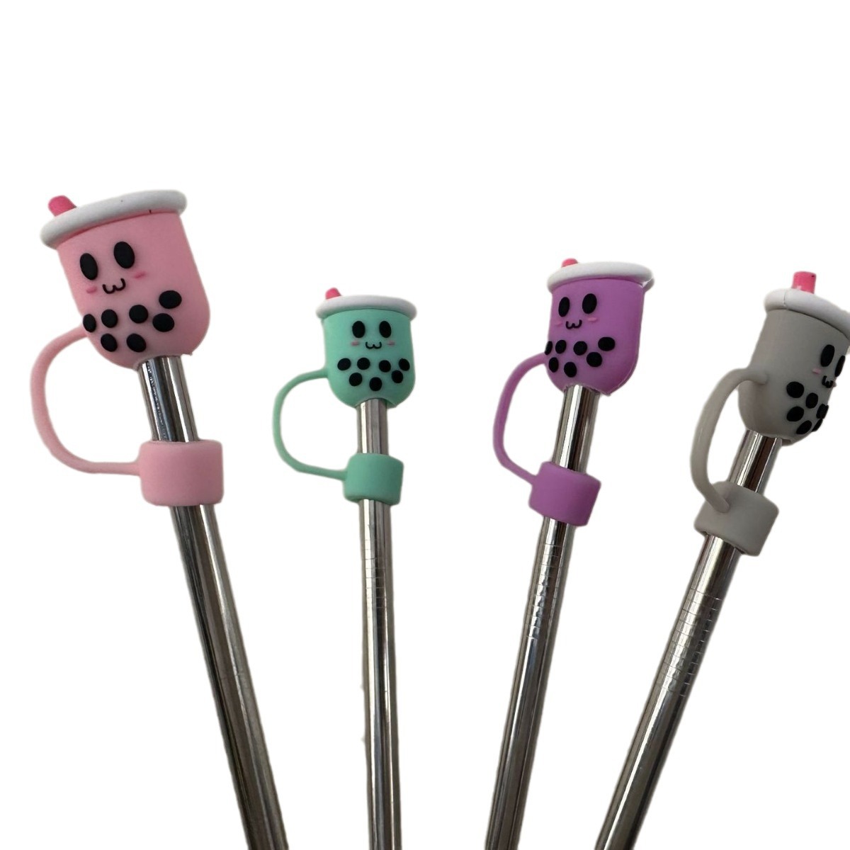 300 cactus con lazo de silicona spot, tapa de paja de flor de begonia de fresa, se adapta a 10mmstyle Stanley