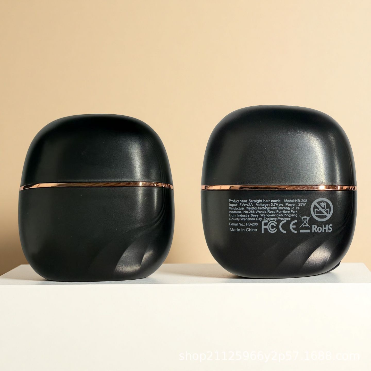 Pein de pelo recto inalámbrico transfronterizo doble propósito mini bolsillo alisador de pelo portátil mini pein de pelo eléctrico