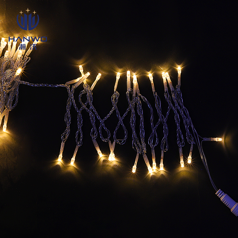 Selected LED Christmas Decorative Lights Outdoor Waterproof Star Shaped Colorful Festival Lights 10m Star Atmosphere Blinking Light String