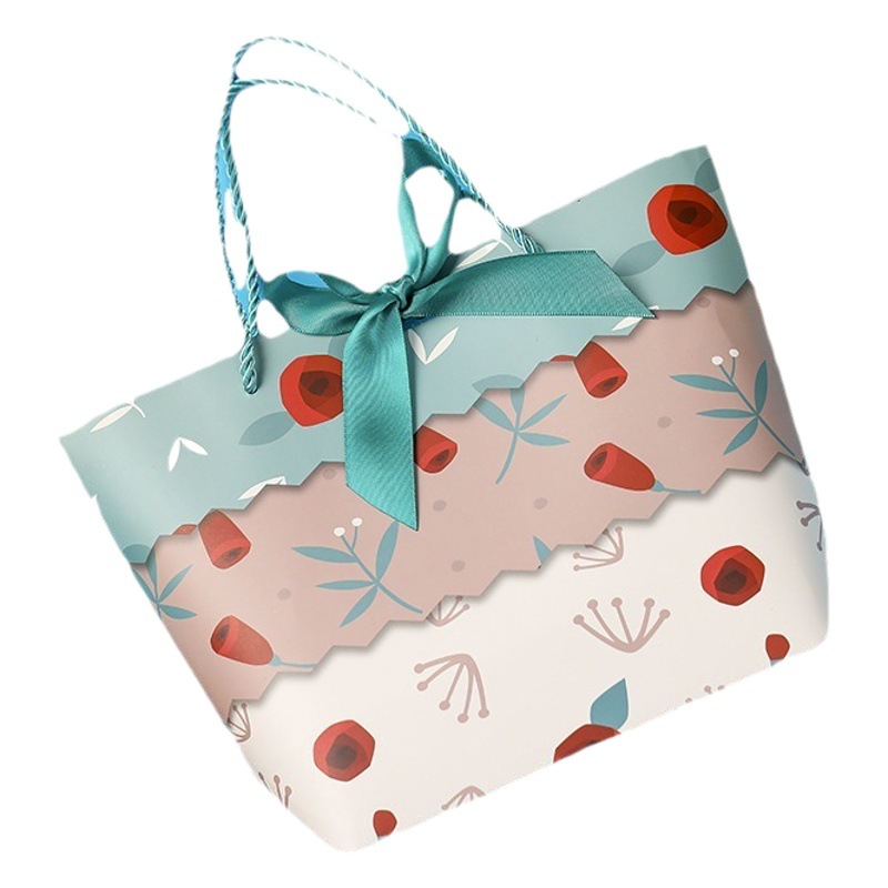 2025 Año de la Serpiente Nuevo Año Nuevo Feliz Año Nuevo Reunión Anual Bolsas de regalo Recuerdos Cosméticos portátiles Bolsas de papel